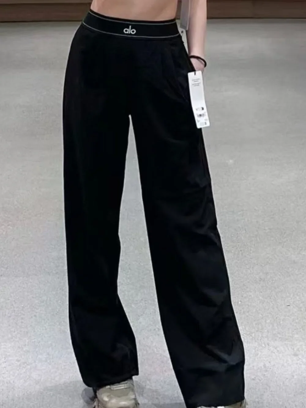 Women's Alo Yoga Black Trouser Sz XS (Regular 30-inch length)🌺💞